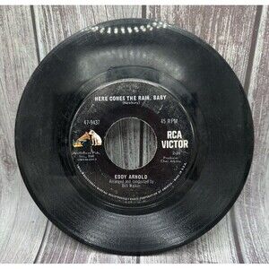 EDDY ARNOLD The World I Used to Know / Here Comes the Rain Baby Vinyl 45 RPM RCA